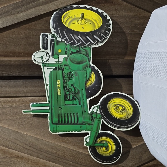 John Deere Licensed Tin Signs Lot Of 4 - Picture 5 of 10